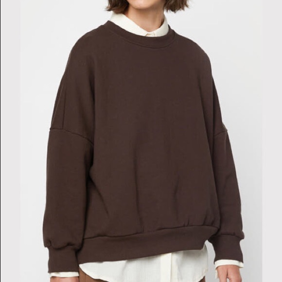 OAK + FORT Brown Crewneck